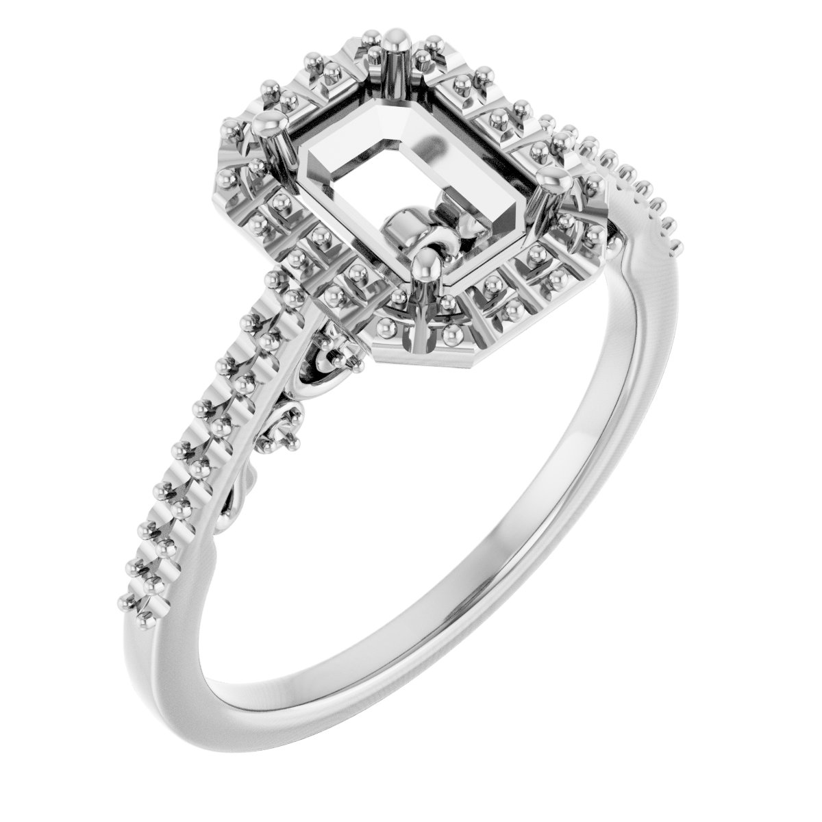Halo-Style Engagement Ring