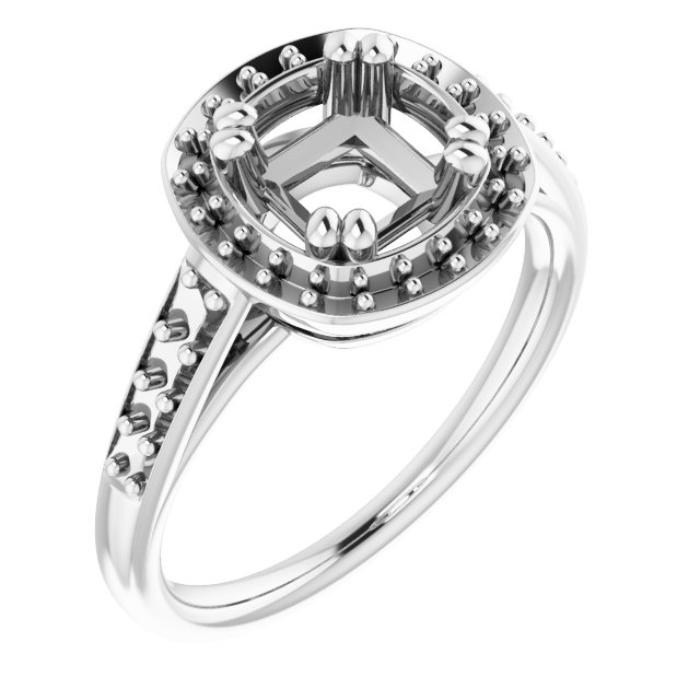 Halo-Style Engagement Ring