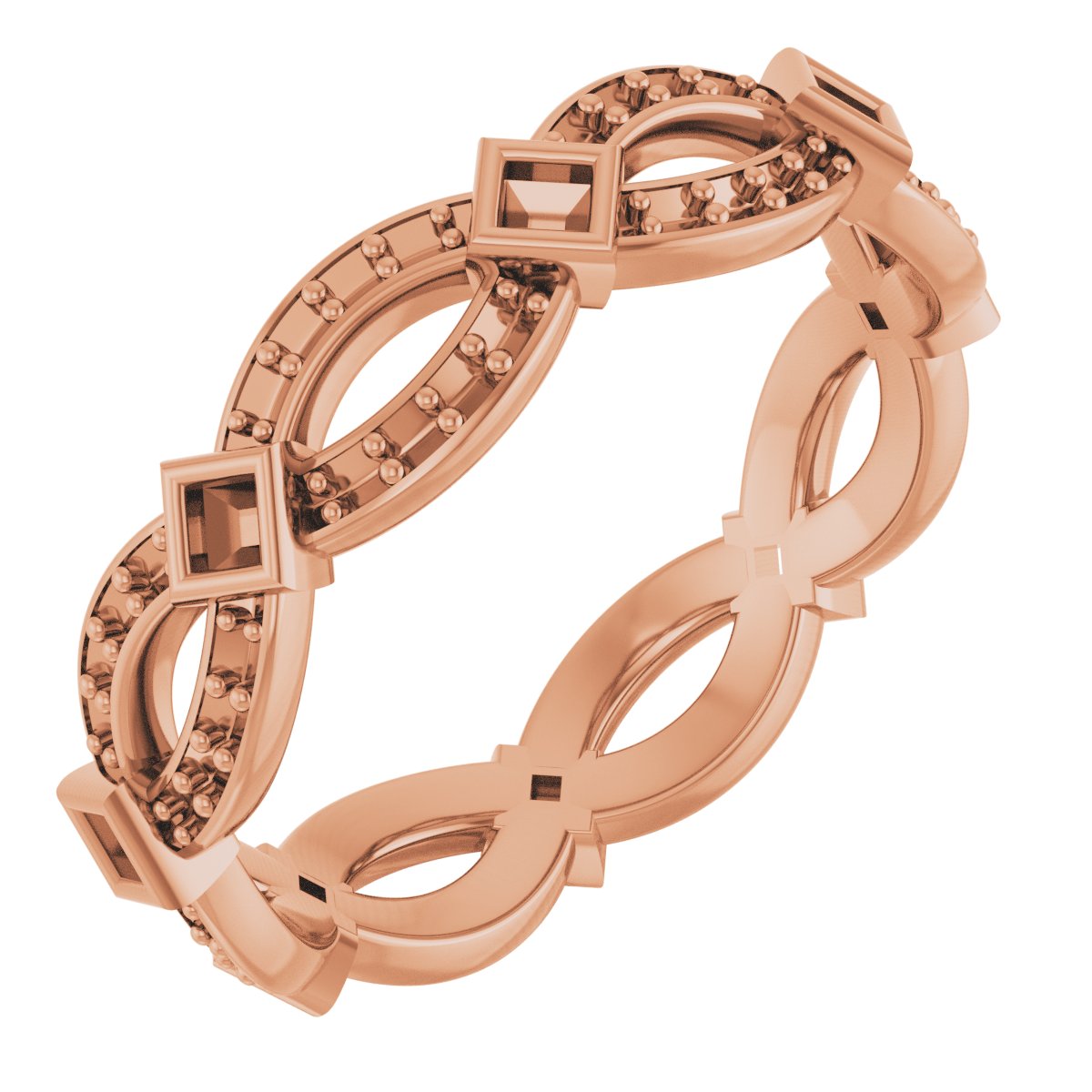 Infinity-Inspired Eternity Band