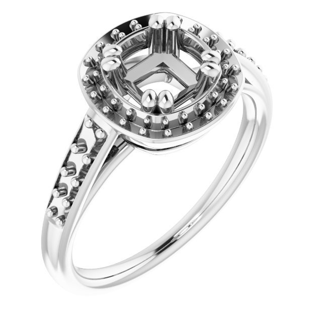 Halo-Style Engagement Ring