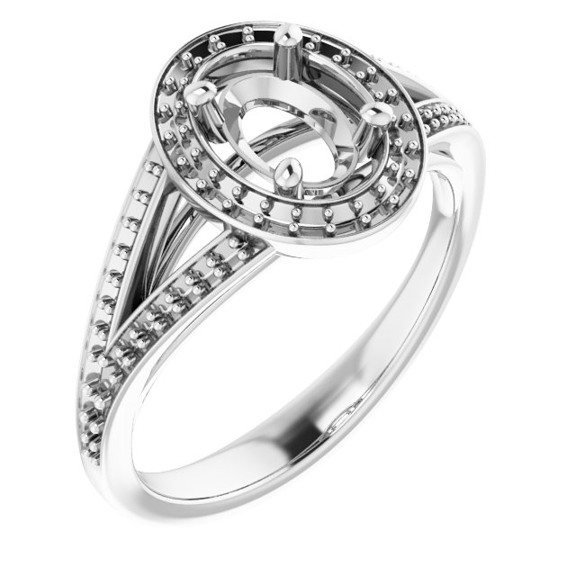 Halo-Style Engagement Ring