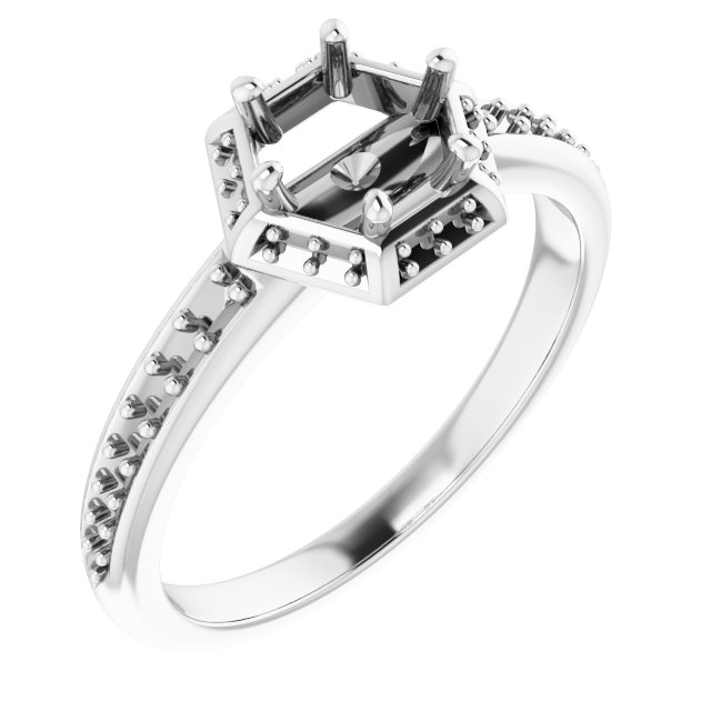 Halo-Style Engagement Ring