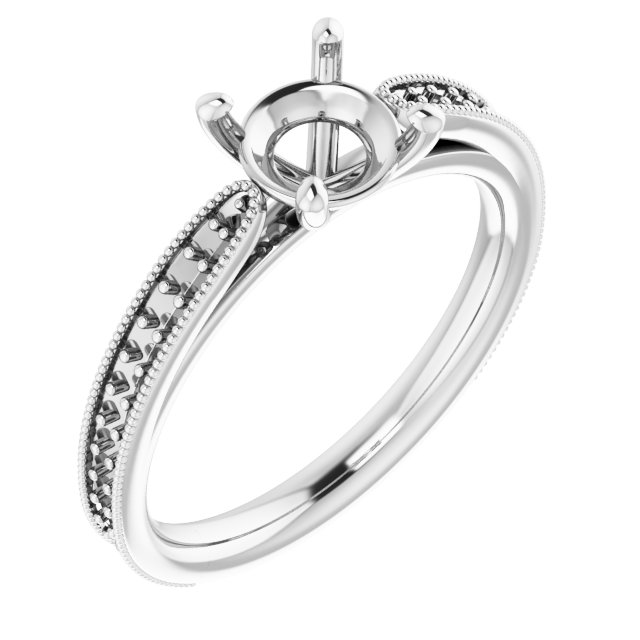 Accented Engagement Ring