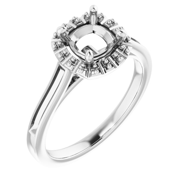 Halo-Style Engagement Ring