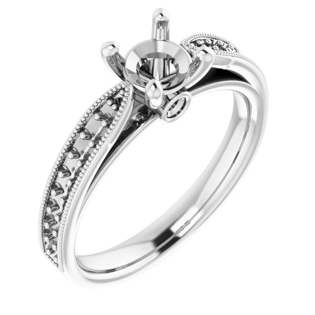 Accented Engagement Ring