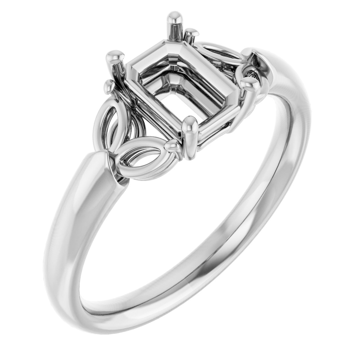Accented Engagement Ring