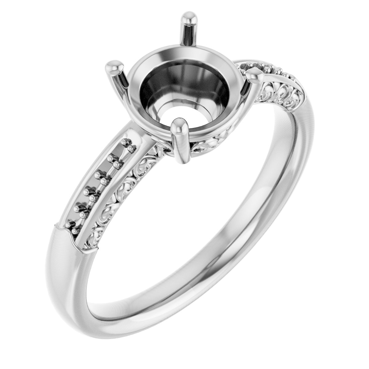 Accented Engagement Ring