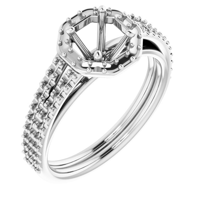 14k White Gold