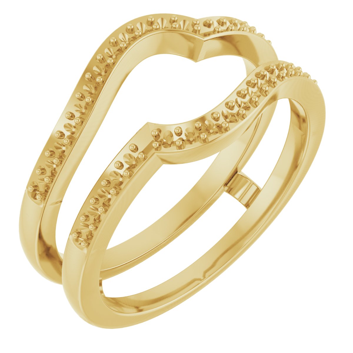 14K Yellow .25 CTW Diamond Ring Guard Ref 12335148