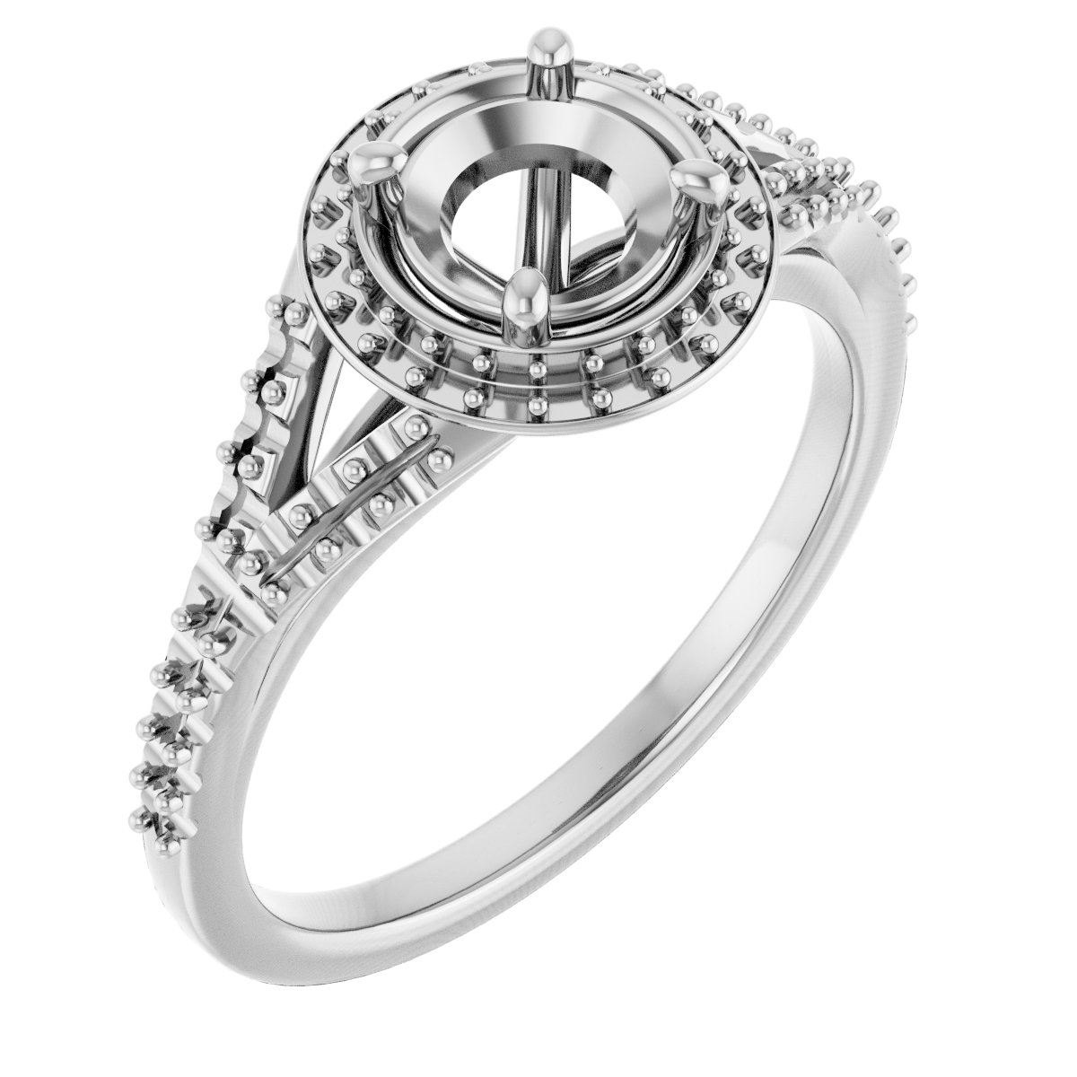 Halo-Style Engagement Ring