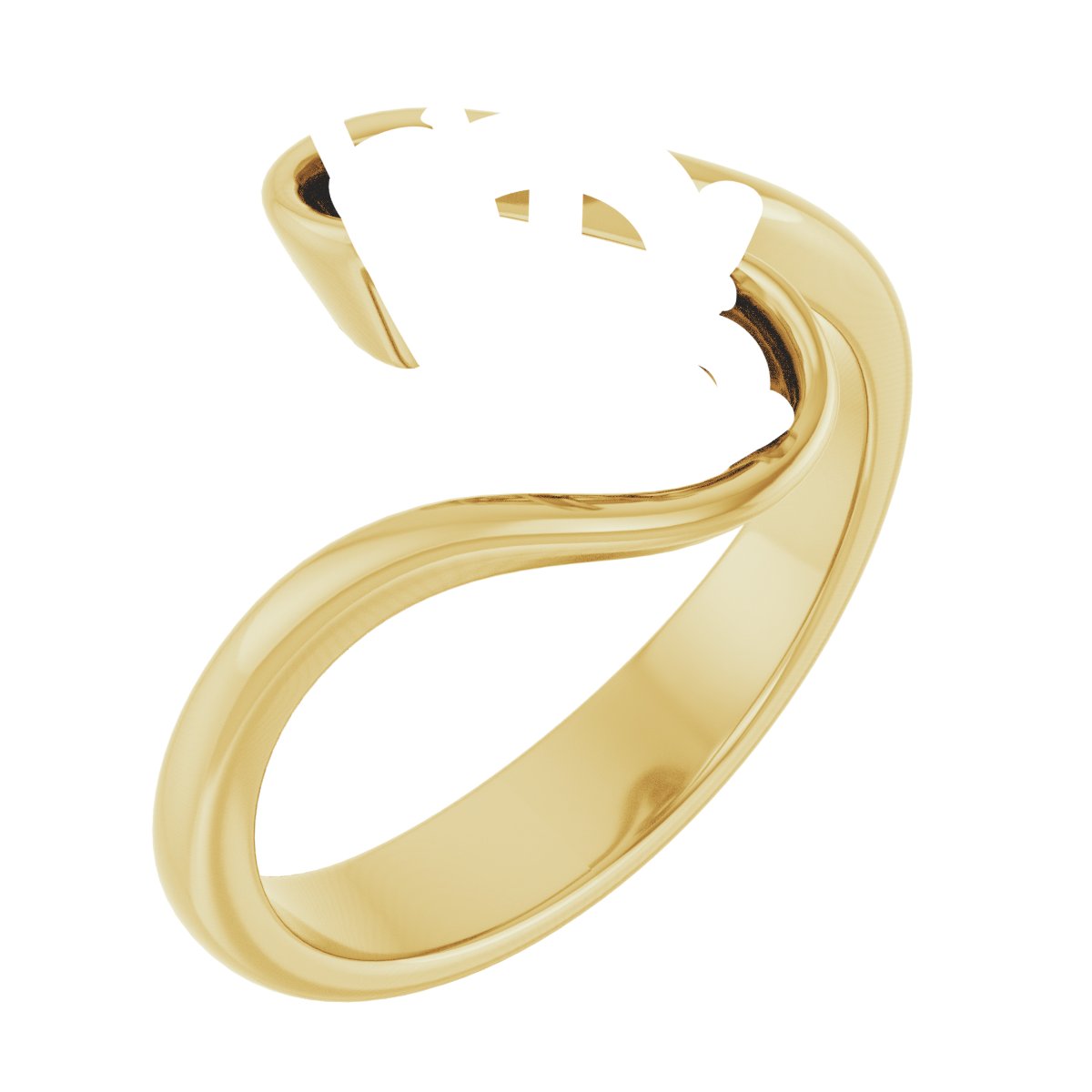 Three-Stone Bypass Engagement Ring