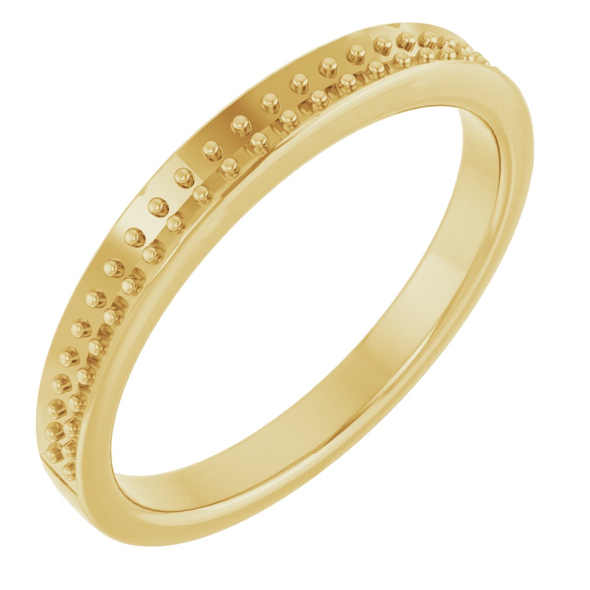 14K Yellow 1/8 CTW Natural Diamond Band