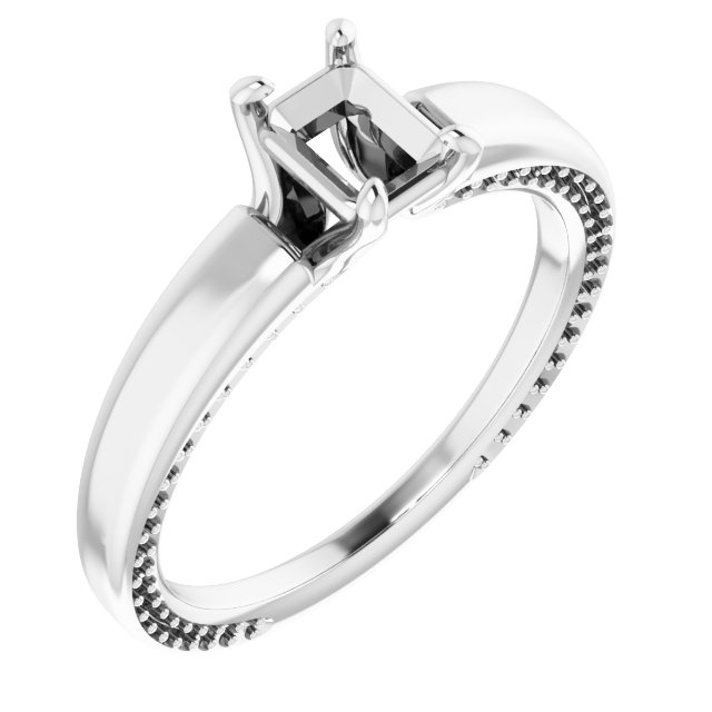 Accented Engagement Ring