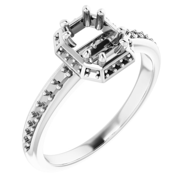Halo-Style Engagement Ring