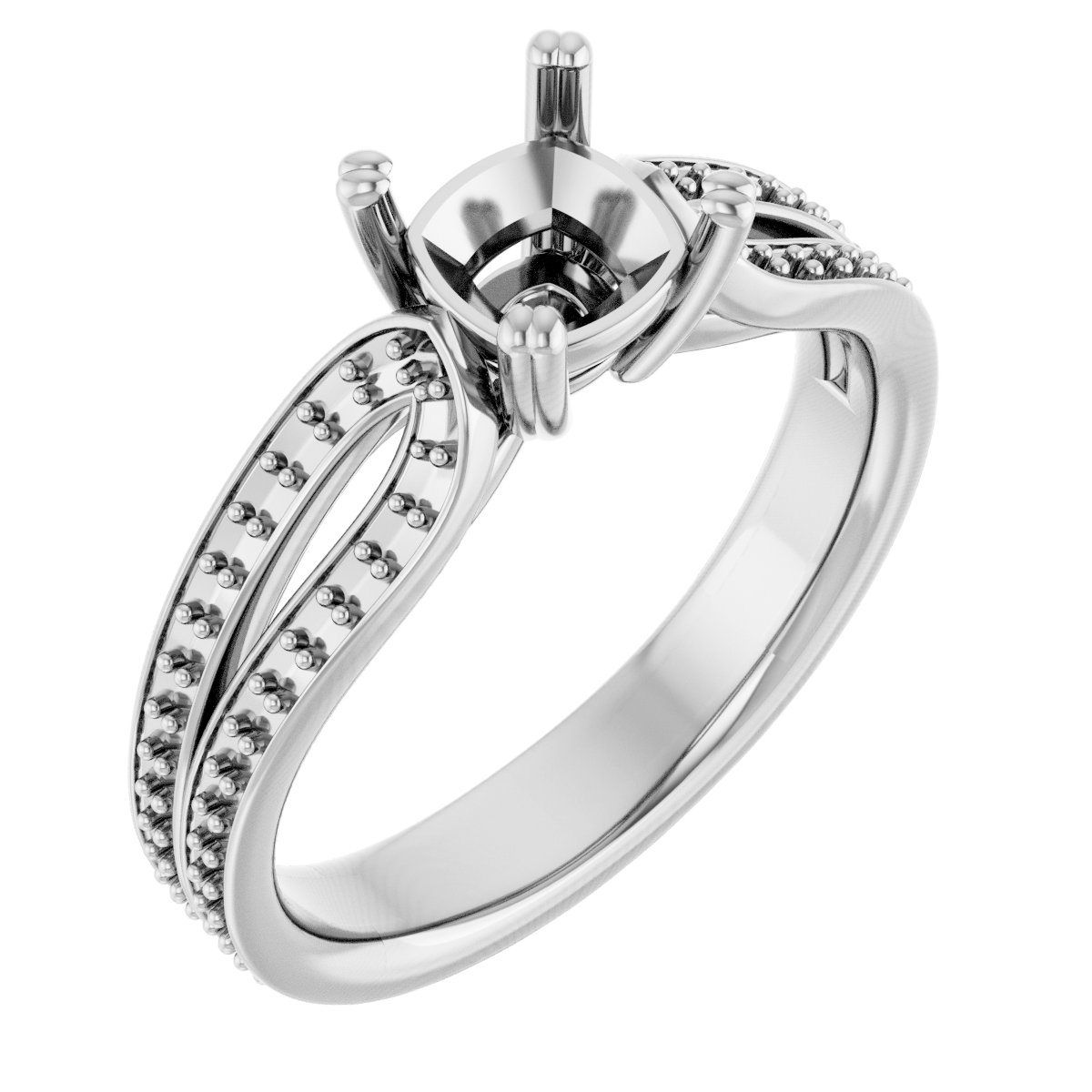Accented Engagement Ring