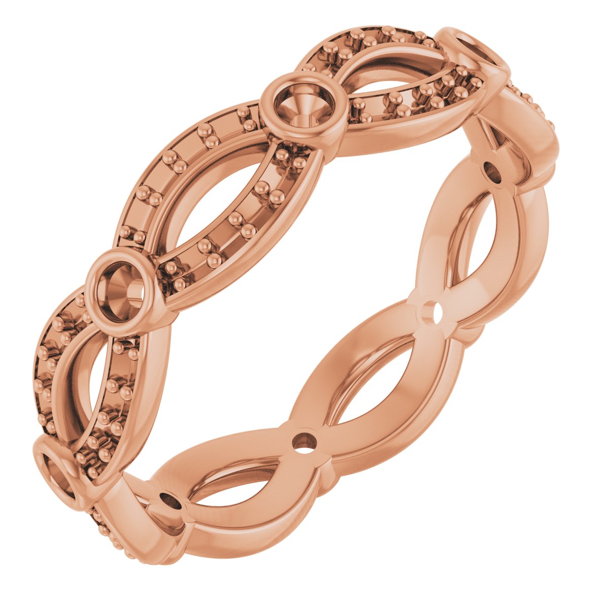 Infinity-Inspired Eternity Band