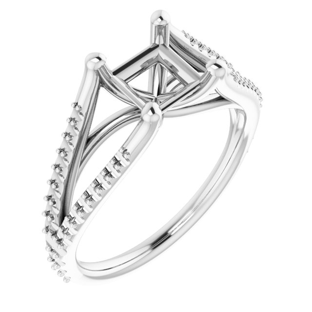 Accented Engagement Ring