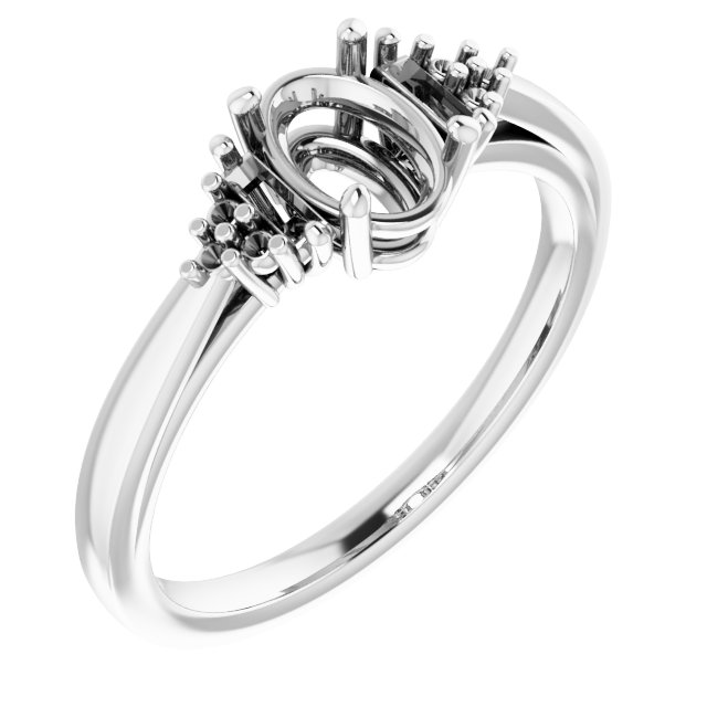 Accented Engagement Ring