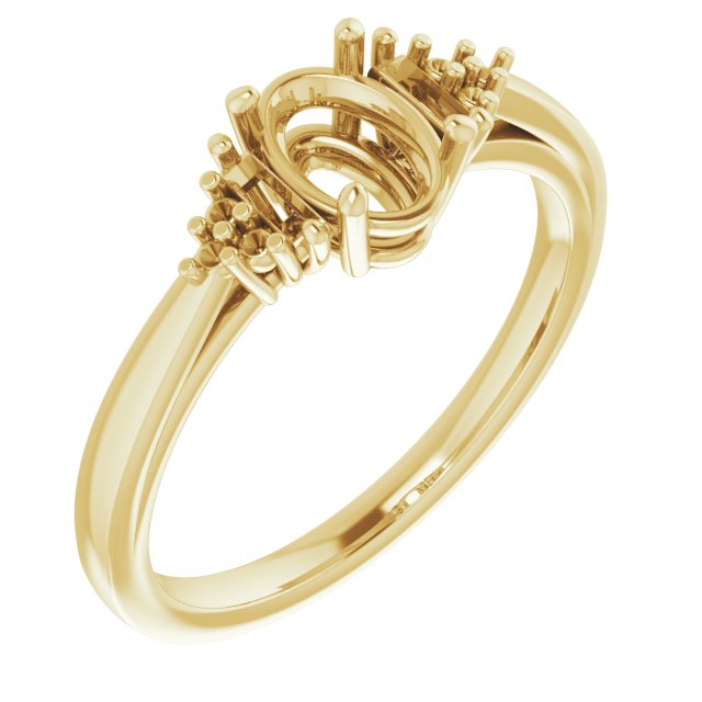 Accented Engagement Ring