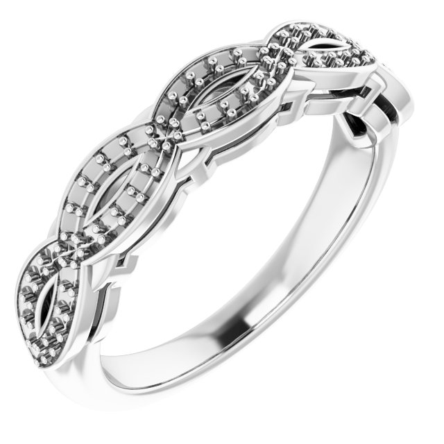 14K White .25 CTW Diamond Anniversary Band Ref 11760988