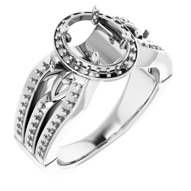 Halo-Style Engagement Ring