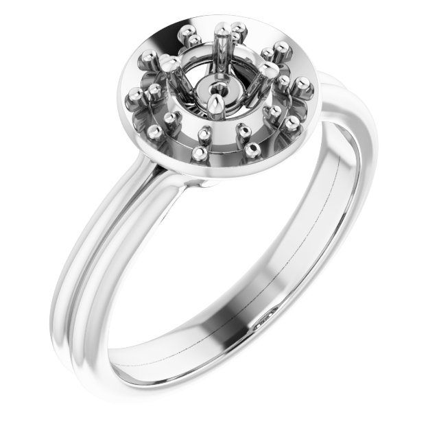 Halo-Style Engagement Ring