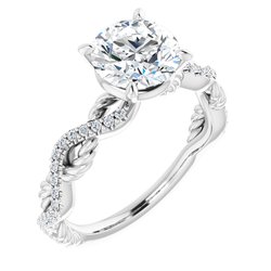 Accented Engagement Ring 