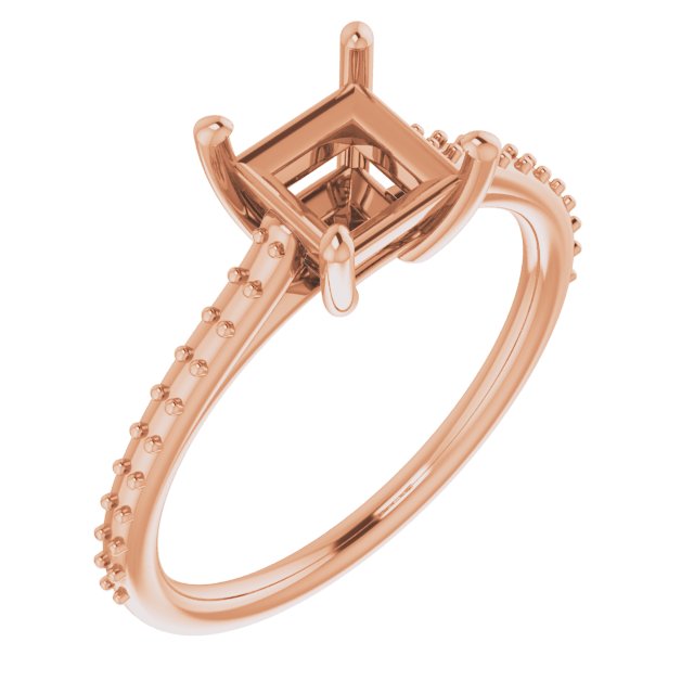 Accented Cathedral-Style Ring