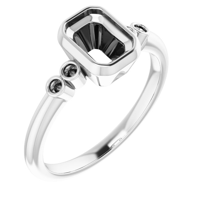 Accented Bezel-Set Ring