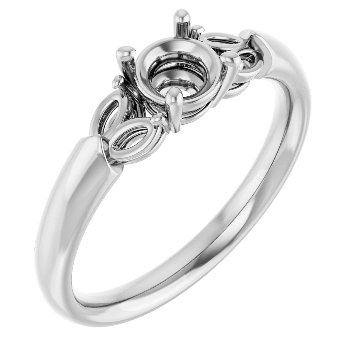 Accented Engagement Ring