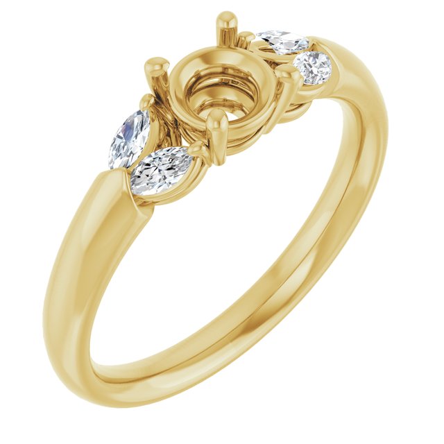 14k Yellow Gold
