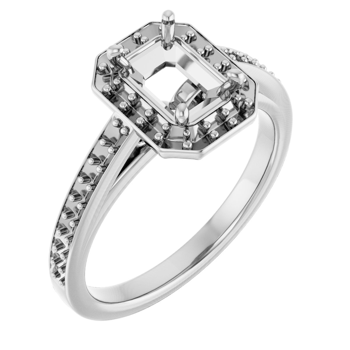Halo-Style Engagement Ring