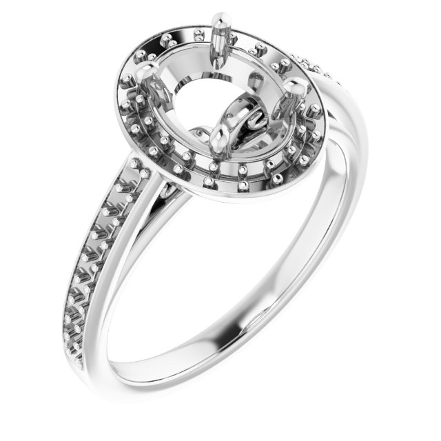Halo-Style Engagement Ring