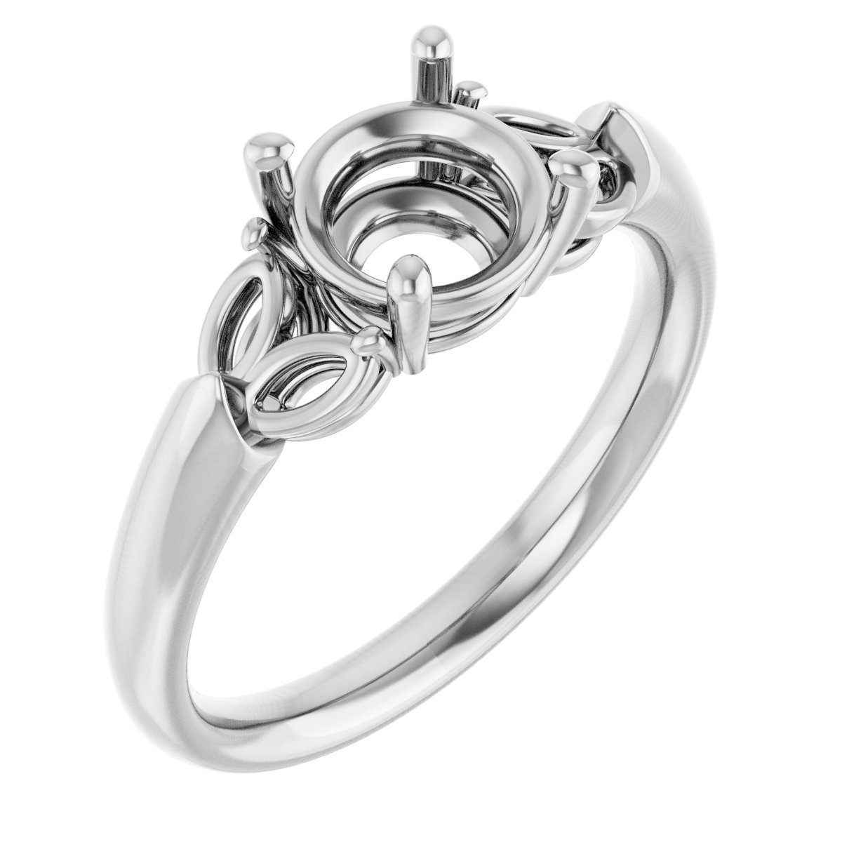 Accented Engagement Ring