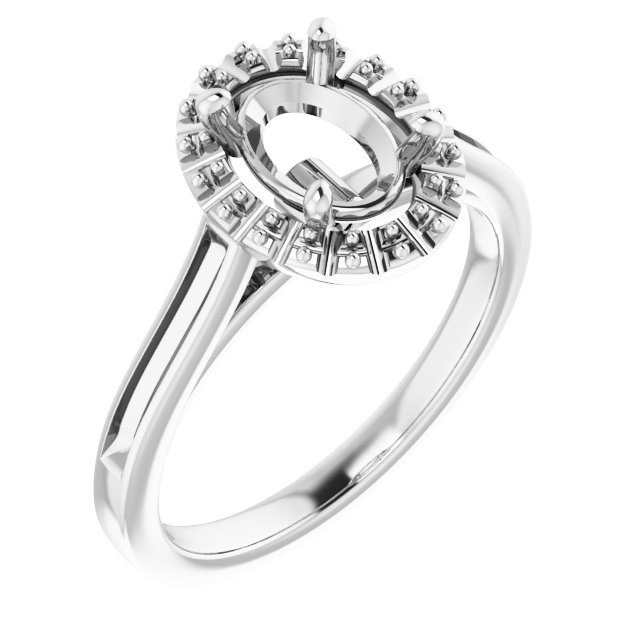 Halo-Style Engagement Ring