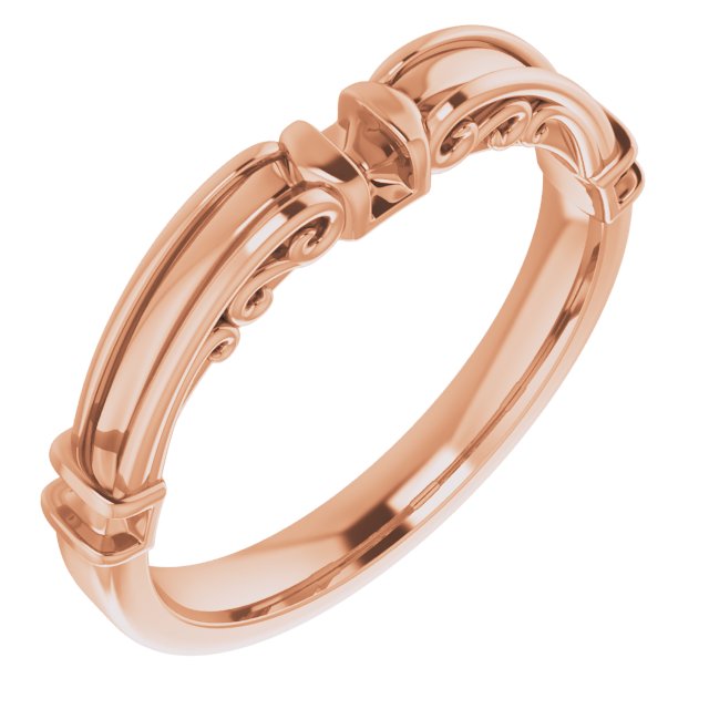 Accented Sculptural Engagement Ring or Band
