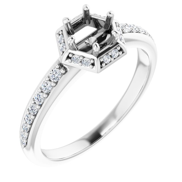 14k White Gold