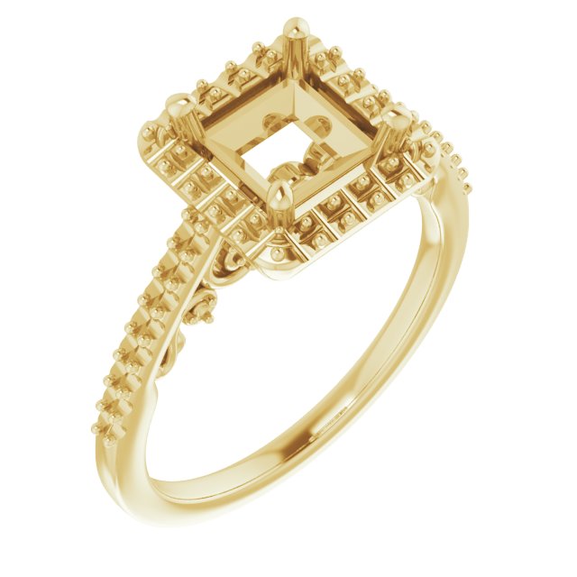 Halo-Style Engagement Ring