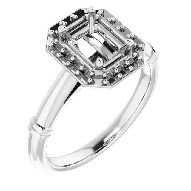 Halo-Style Engagement Ring