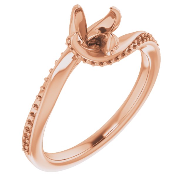 Accented Bypass Engagement Ring or Band