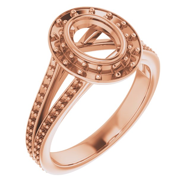 Bezel-Set Halo-Style Engagement Ring