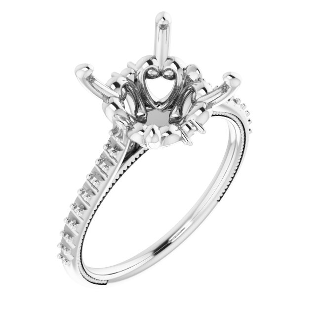 Accented Engagement Ring