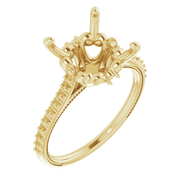 Accented Engagement Ring