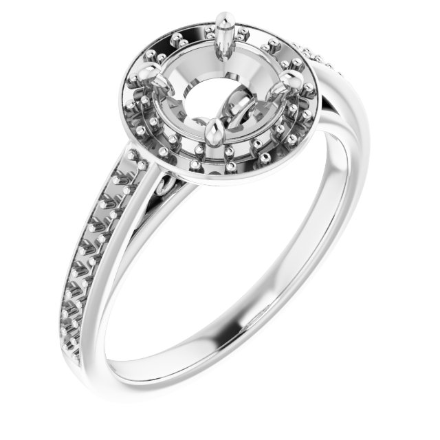 Halo-Style Engagement Ring