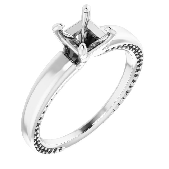 Accented Engagement Ring