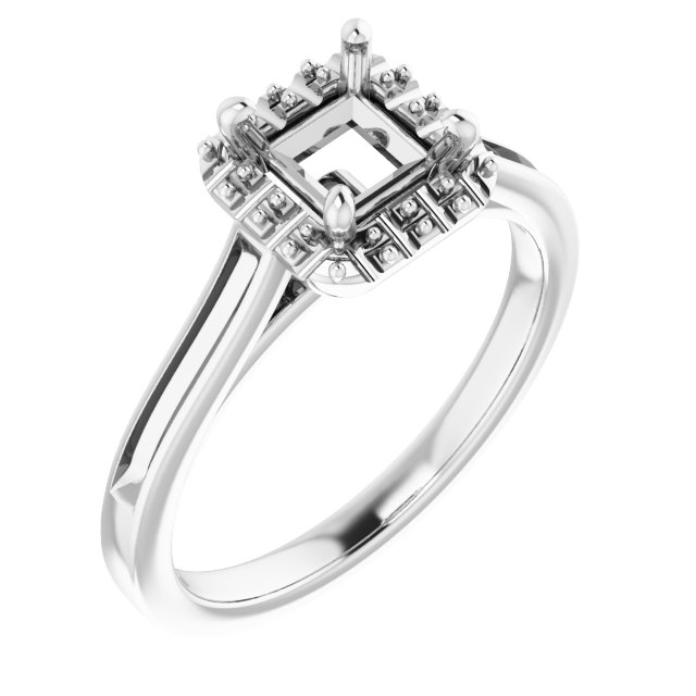 Halo-Style Engagement Ring