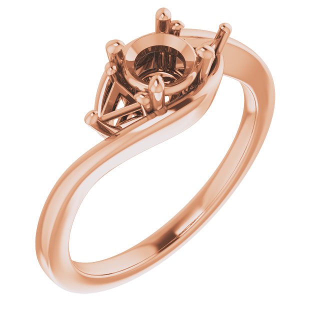 Three-Stone Bypass Engagement Ring