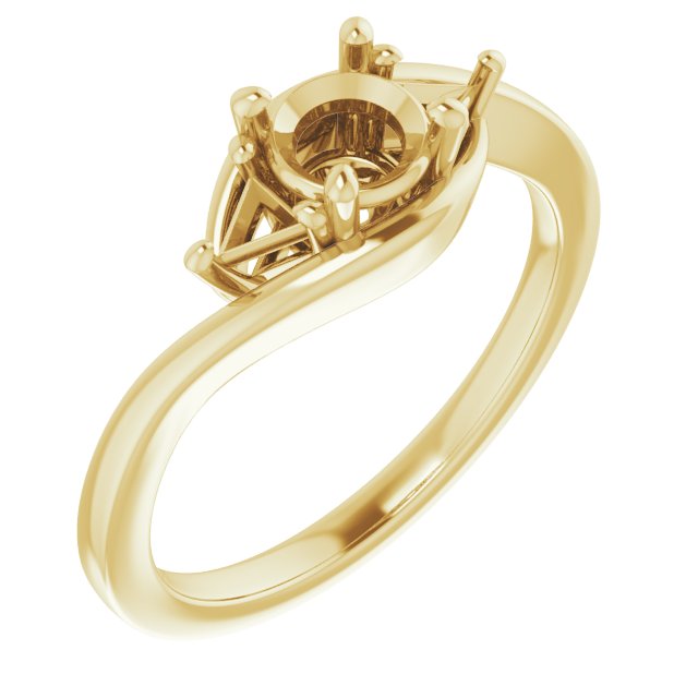 Three-Stone Bypass Engagement Ring