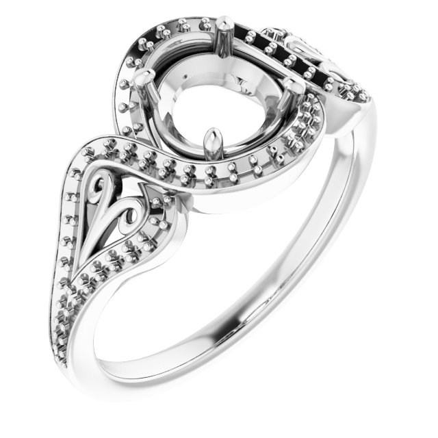 Halo-Style Engagement Ring