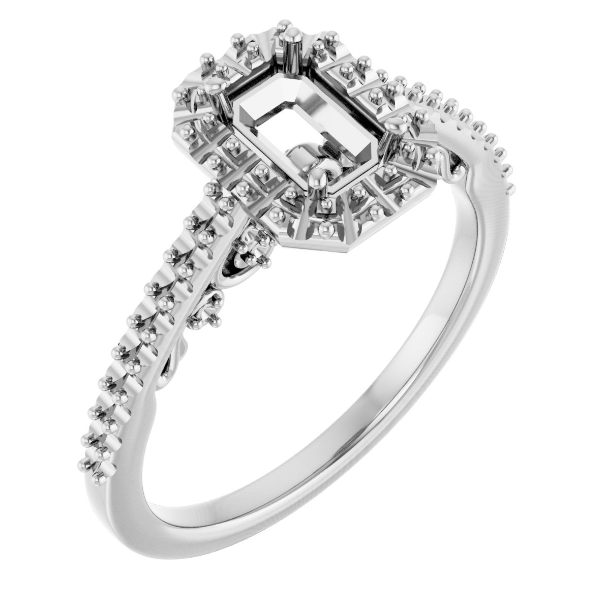 Halo-Style Engagement Ring